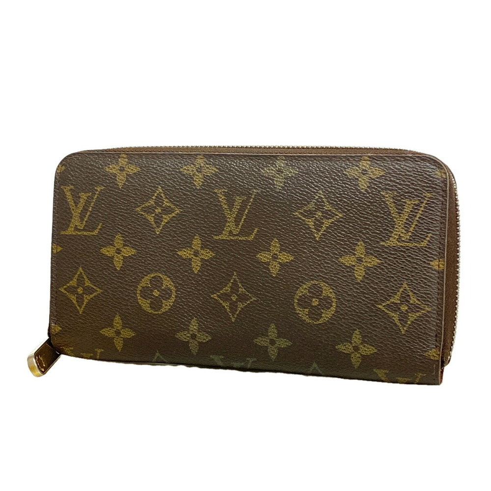 Louis Vuitton Monogram Zippy Wallet M60017 Brown Long (Men's/Women's)